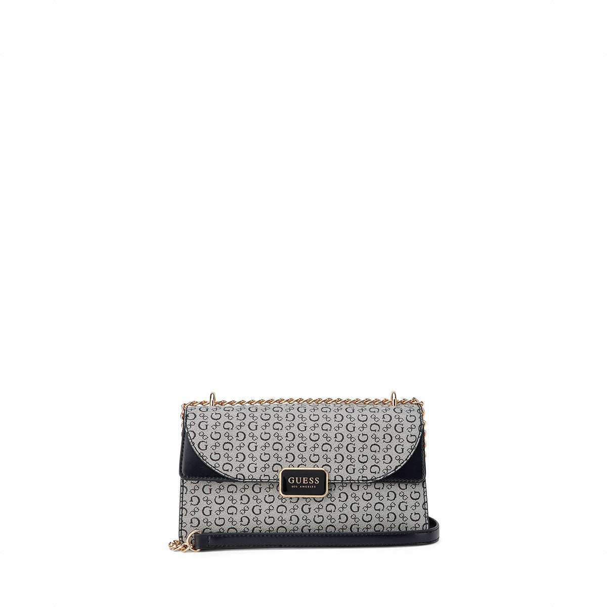 Guess Pandora Convertible Crossbody Flap - Black - Metro Singapore Departmental Store - Celebrating 69 Years in SG