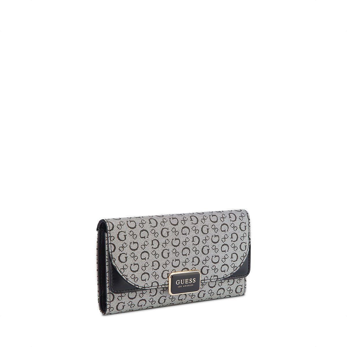Guess Pandora SLG Slim Clutch - Black - Metro Singapore Departmental Store - Celebrating 69 Years in SG