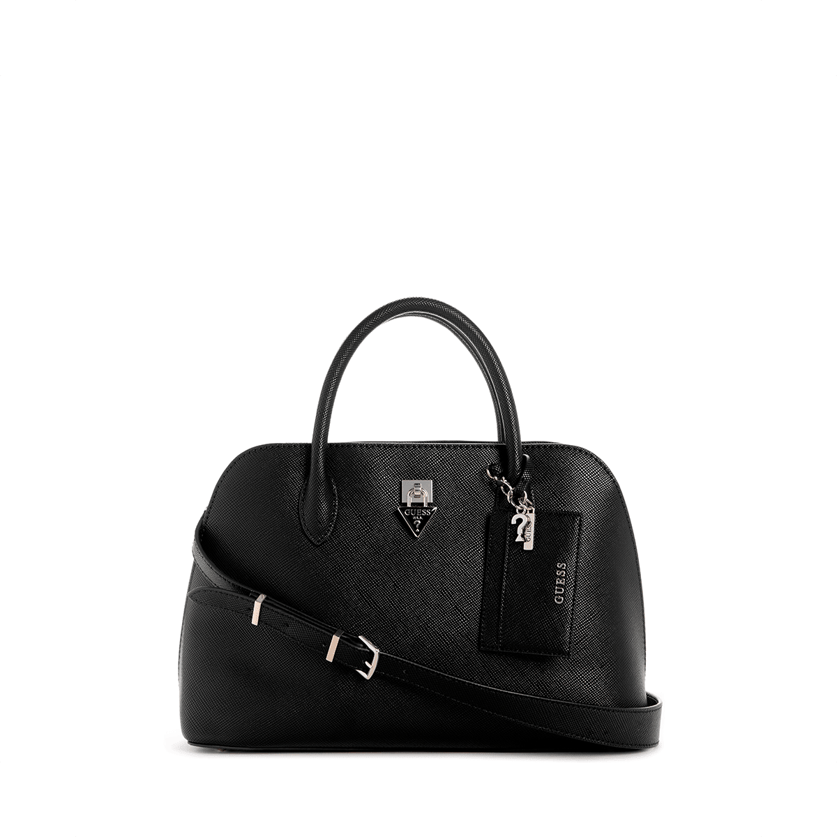 Guess Patsie 2 Comp Satchel - black - Metro Singapore Departmental Store - Celebrating 69 Years in SG