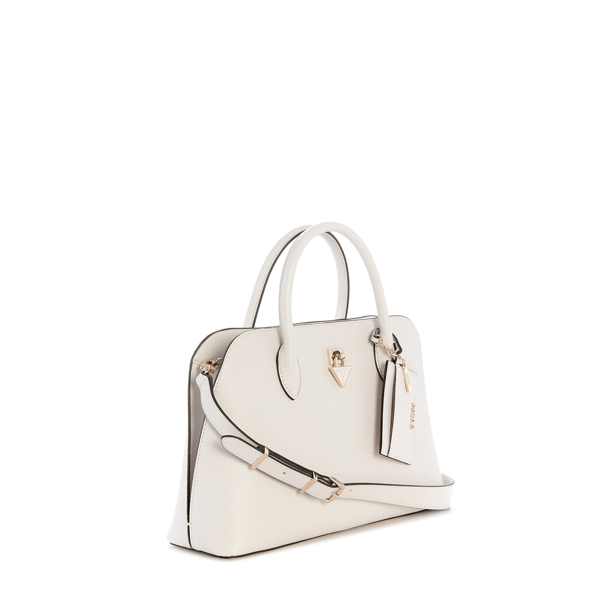 Guess Patsie 2 Comp Satchel - off White - Metro Singapore Departmental Store - Celebrating 69 Years in SG