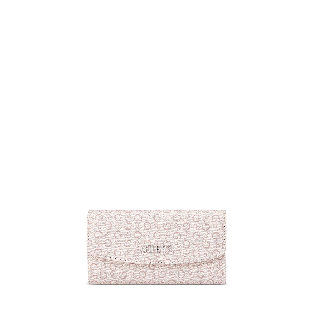 Guess Remy SLG Slim Clutch - Light Rose - Metro Singapore Departmental Store - Celebrating 69 Years in SG