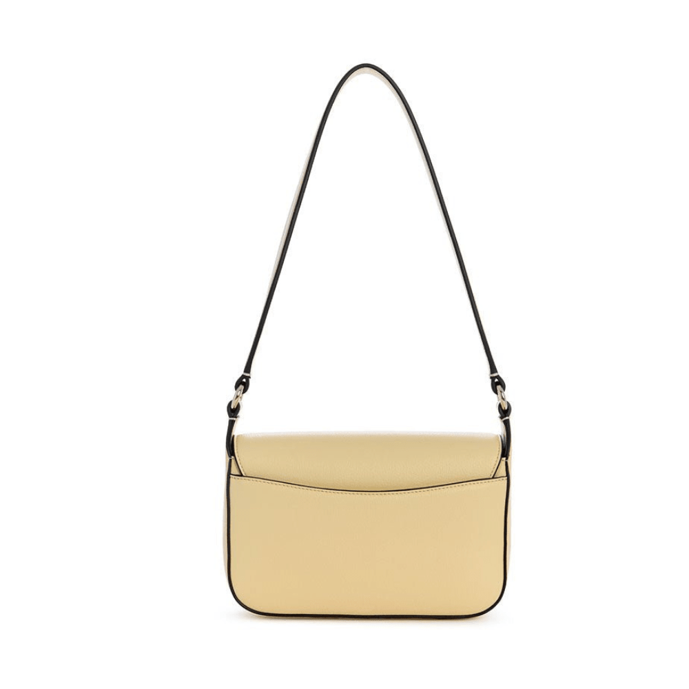 Guess Ruby Flap Shoulder Bag - Pale Yellow - Metro Singapore Departmental Store - Celebrating 69 Years in SG