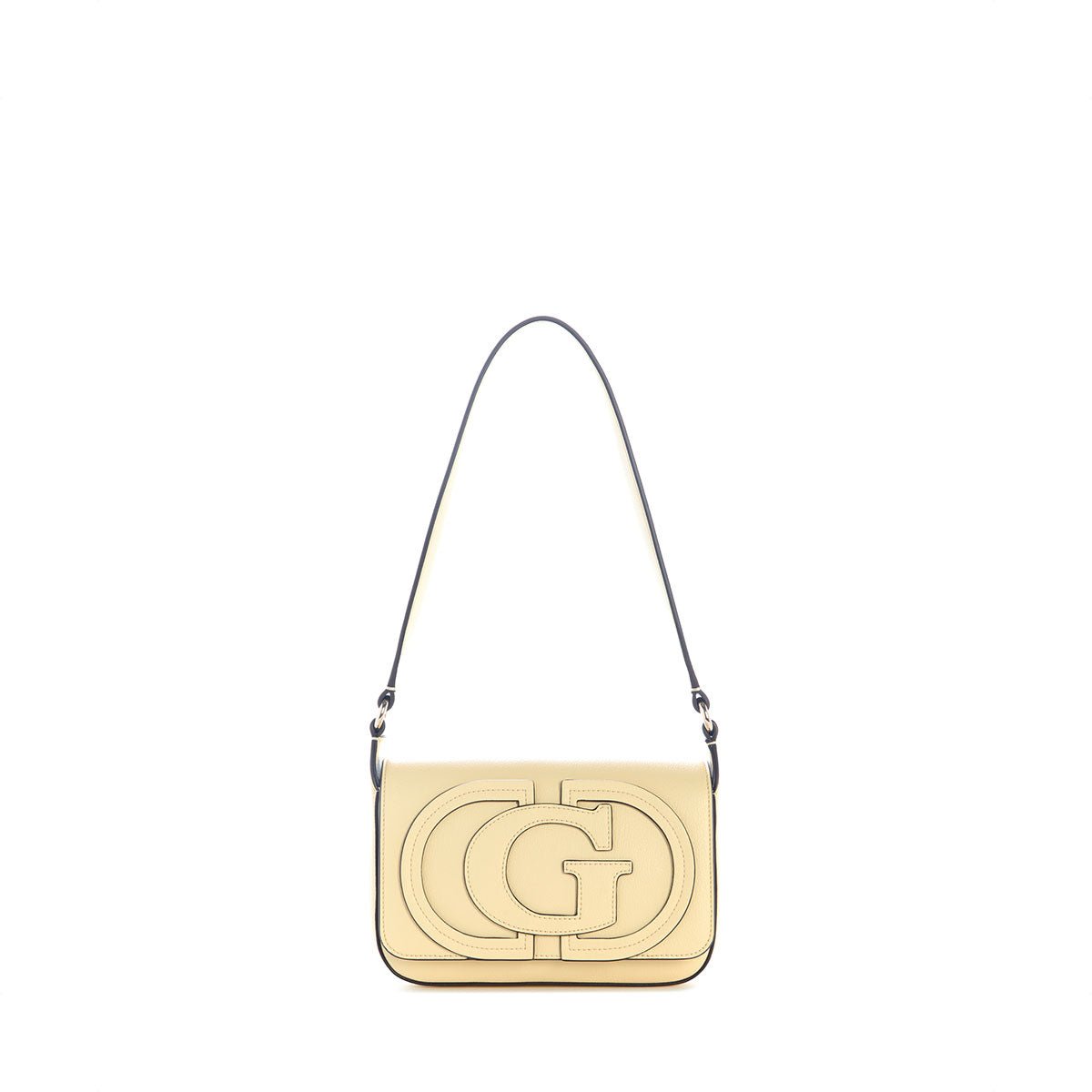 GUESS RUBY FLAP SHOULDER BAG-PALE YELLOW - Metro Singapore Departmental Store - Celebrating 69 Years in SG