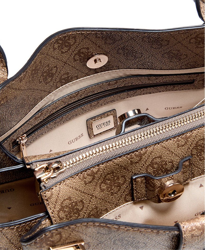 Guess Yvonne Logo GRLFRND Satchel Bag - Metro Singapore Departmental Store - Celebrating 69 Years in SG