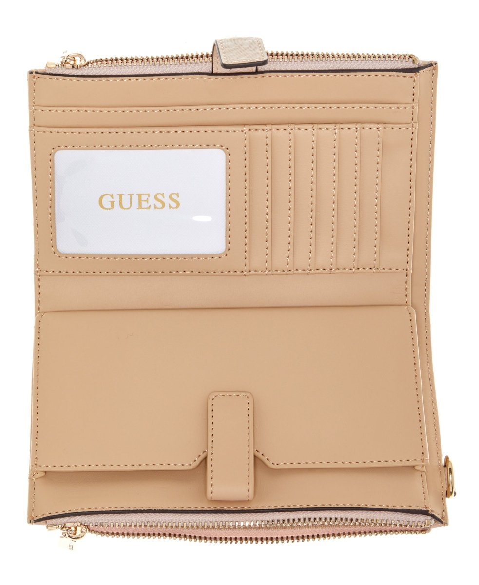 Guess Yvonne Logo SLG Double Zip Organiser - Metro Singapore Departmental Store - Celebrating 69 Years in SG