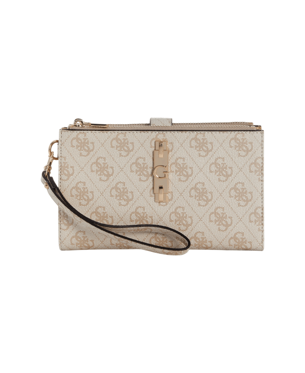 Guess Yvonne Logo SLG Double Zip Organizer - Metro Singapore Departmental Store - Celebrating 69 Years in SG