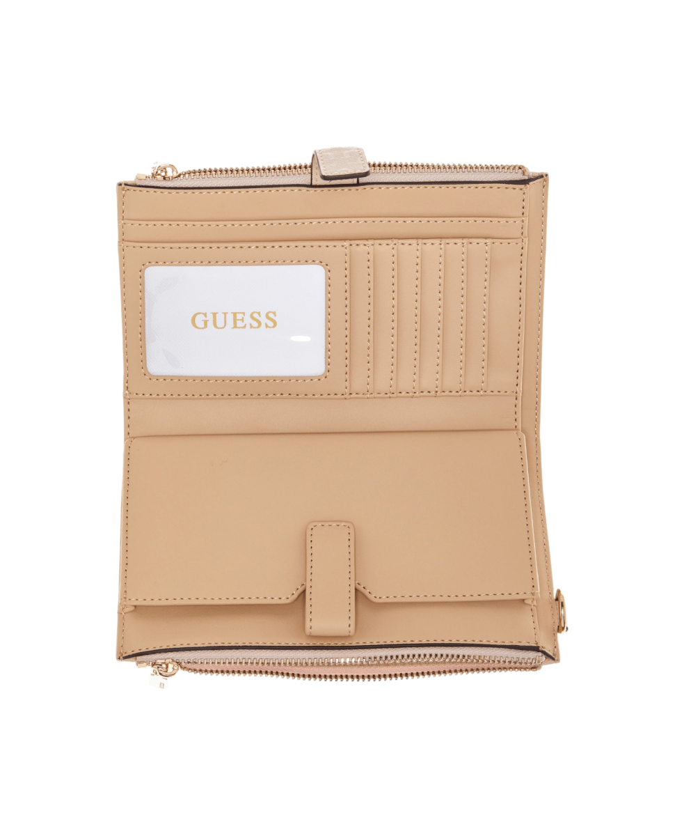 Guess Yvonne Logo SLG Double Zip Organizer - Metro Singapore Departmental Store - Celebrating 69 Years in SG