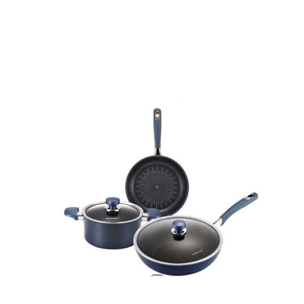 Happycall Classic Titanium IH 4 - pc Die Cast Cookware Set (3900 - 0605) - Metro Singapore Departmental Store - Celebrating 69 Years in SG