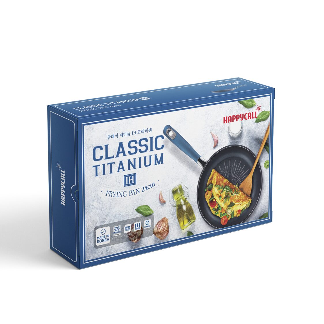 Happycall Classic Titanium IH Die Cast Frying Pan 24cm (3001 - 0232) - Metro Singapore Departmental Store - Celebrating 69 Years in SG