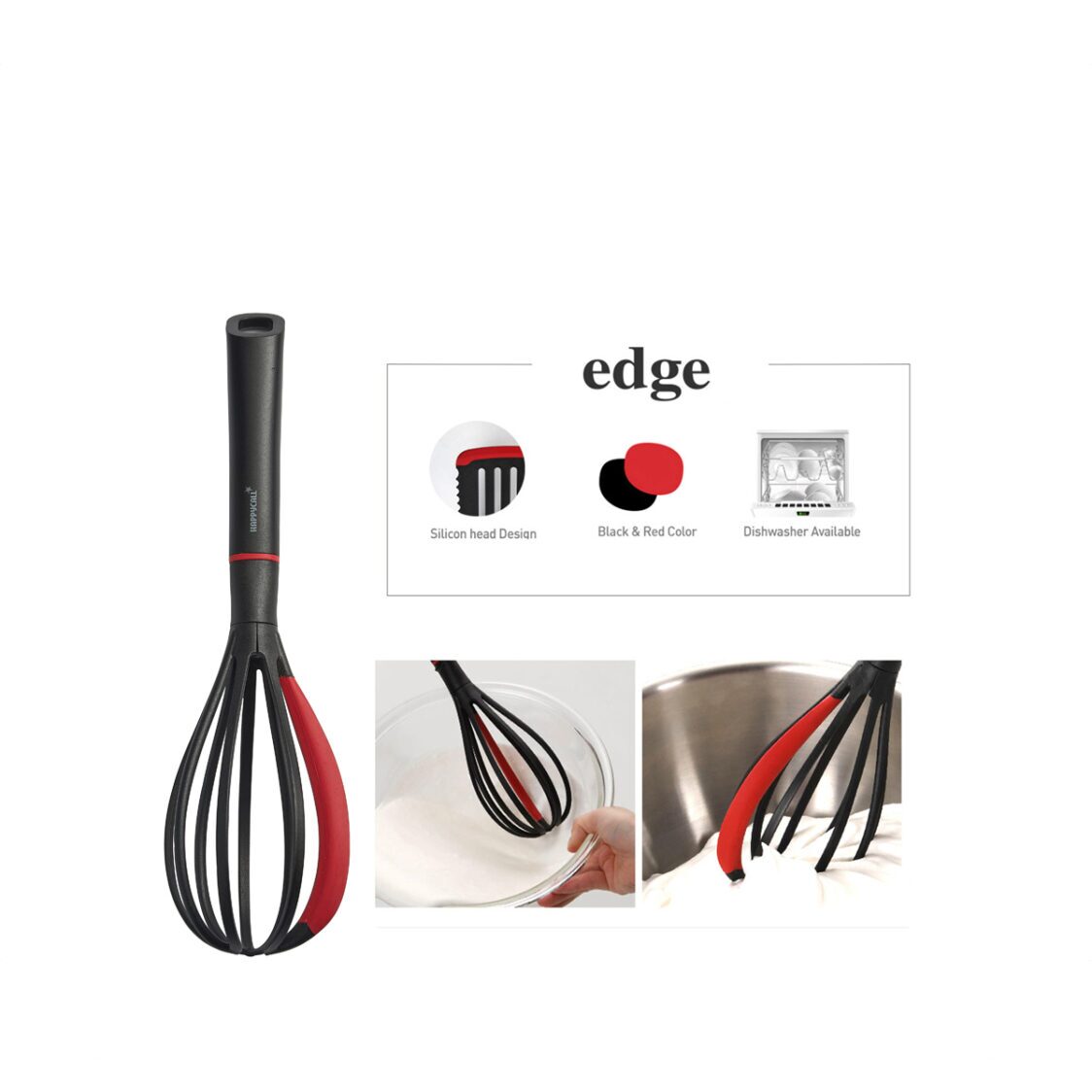 Happycall Edge Silicone Whisk (4004 - 1005/4004 - 1042) - Metro Singapore Departmental Store - Celebrating 69 Years in SG