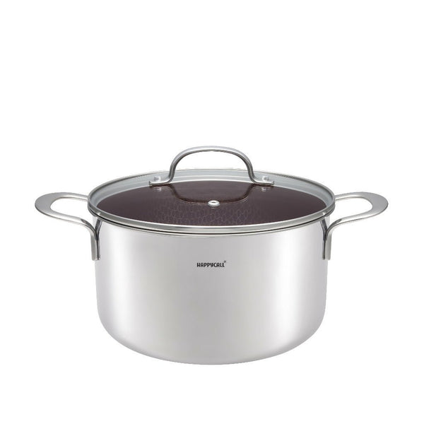 Happycall Etching Armor 24cm Stock Pot (4003-1236) - Metro Singapore Departmental Store - Celebrating 69 Years in SG