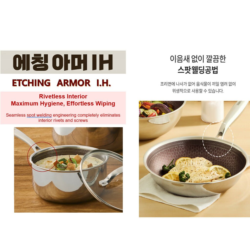 Happycall Etching Armor 24cm Stock Pot (4003-1236) - Metro Singapore Departmental Store - Celebrating 69 Years in SG
