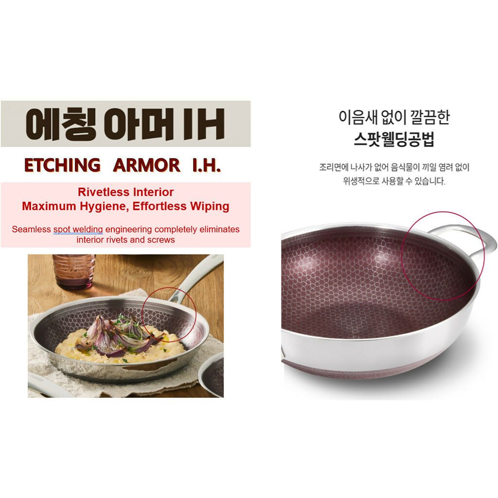 Happycall Etching Armor 28cm Frying Pan (4001-0320) - Metro Singapore Departmental Store - Celebrating 69 Years in SG