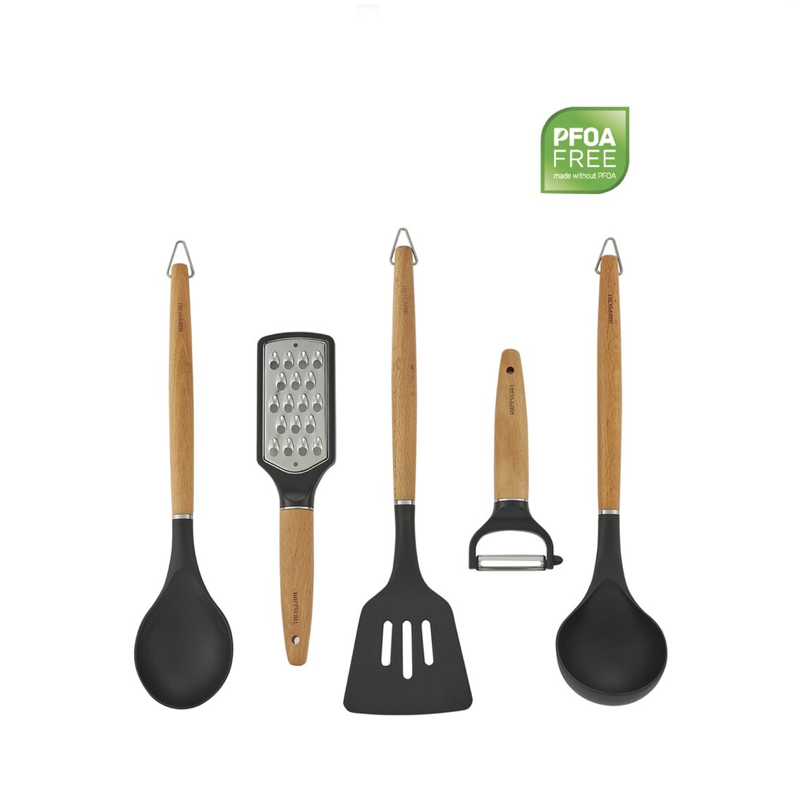 Happycall Forest Wood 5 - PC Cooking Tools Set (4900 - 0077) - Metro Singapore Departmental Store - Celebrating 69 Years in SG