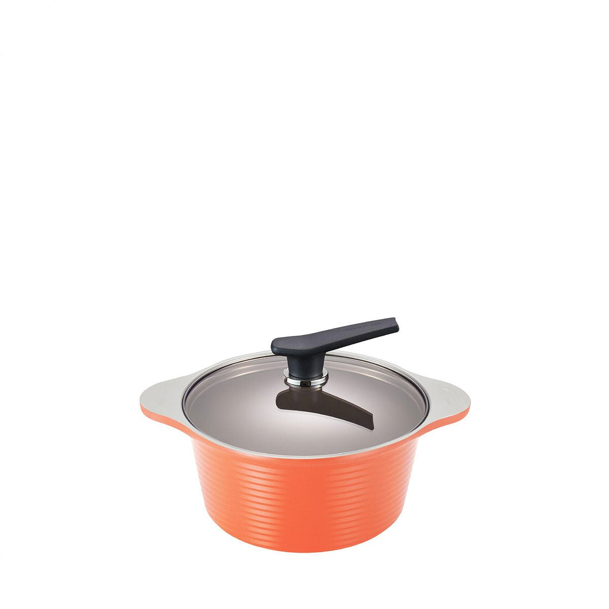 Happycall Onde IH 24cm Ceranix - pro Die Cast High Stock Pot - Peach Pink (4003 - 1219) - Metro Singapore Departmental Store - Celebrating 69 Years in SG