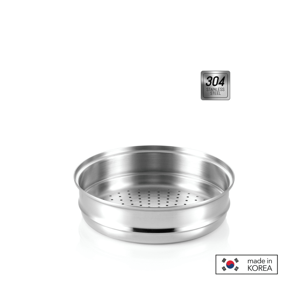 Happycall Onde IH 24cm High Stock Pot + S/Steel Steamer Set (4003 - 1233 & 3800 - 1002) - Metro Singapore Departmental Store - Celebrating 69 Years in SG