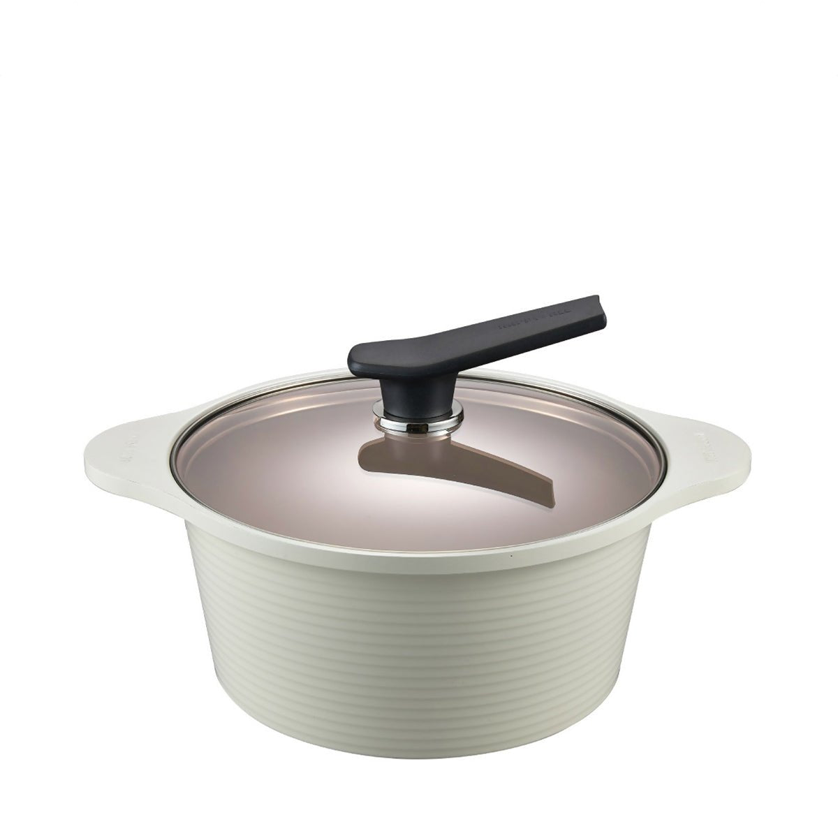Happycall Onde IH Die Cast Stock Pot - Ivory - Metro Singapore Departmental Store - Celebrating 69 Years in SG