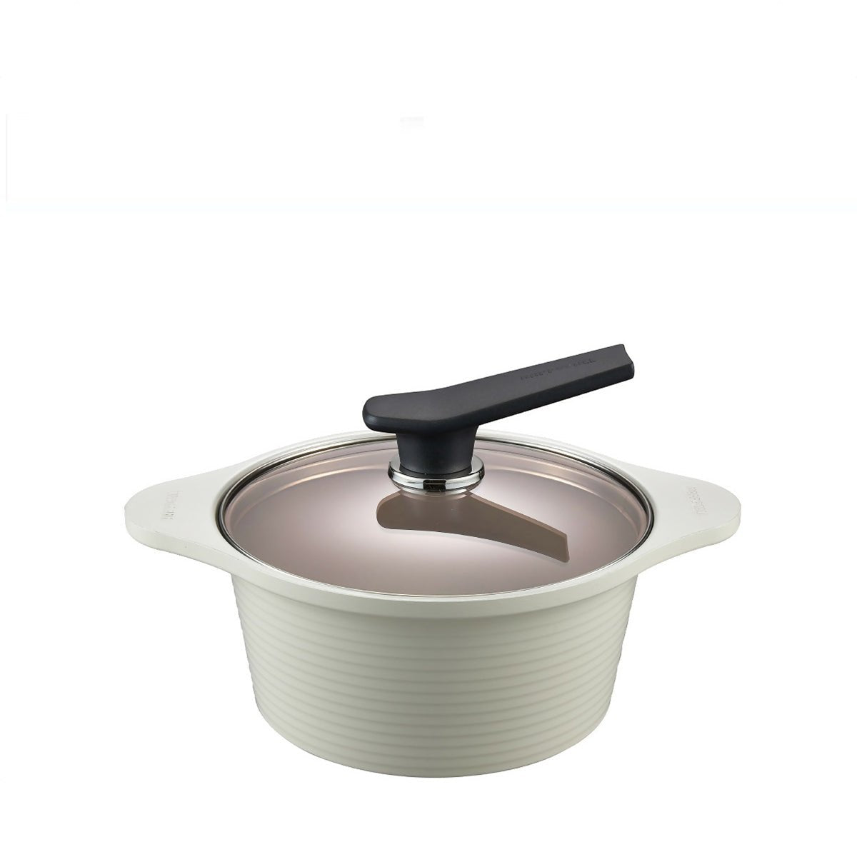 Happycall Onde IH Die Cast Stock Pot - Ivory - Metro Singapore Departmental Store - Celebrating 69 Years in SG