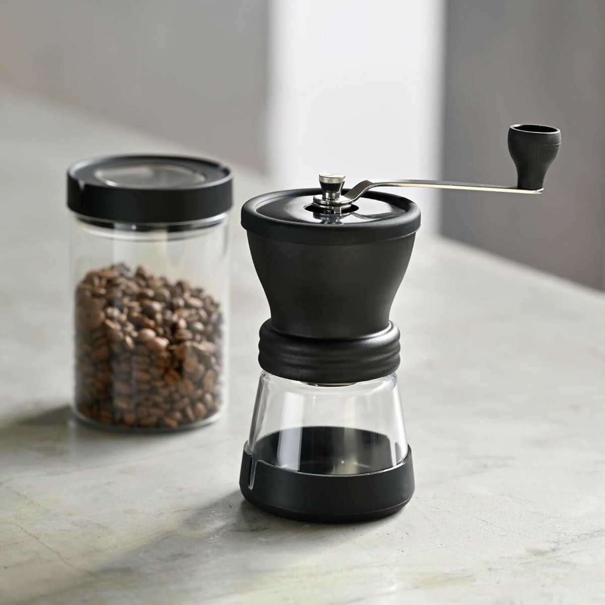 Hario Ceramic Coffee Mill Skerton Plus (MSCSN-2-B) - Metro Singapore Departmental Store - Celebrating 69 Years in SG