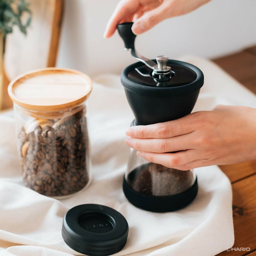 Hario Ceramic Coffee Mill Skerton Plus (MSCSN-2-B) - Metro Singapore Departmental Store - Celebrating 69 Years in SG