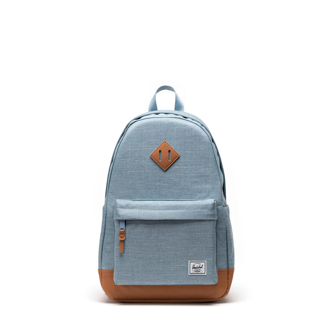 Herschel Heritage Backpack - Ashley Blue Crosshatch/Natural - Metro Singapore Departmental Store - Celebrating 69 Years in SG