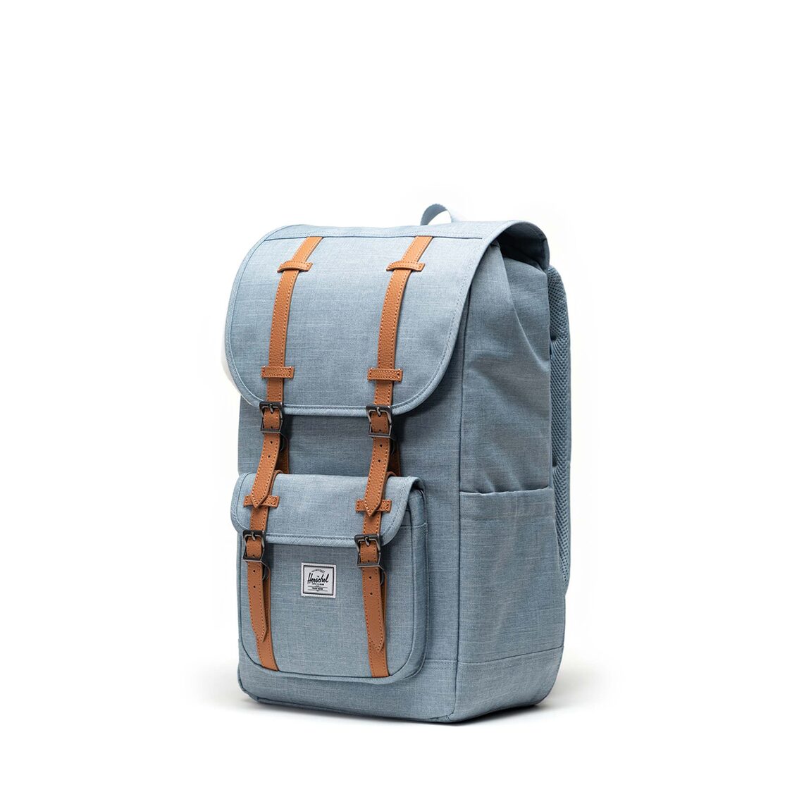 Herschel Little America Backpack - Ashley Blue Crosshatch - Metro Singapore Departmental Store - Celebrating 69 Years in SG