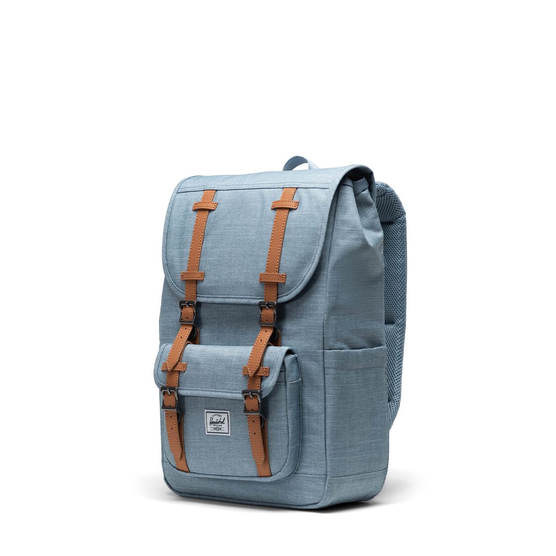Herschel Little America Mid Backpack - Ashley Blue Crosshatch - Metro Singapore Departmental Store - Celebrating 69 Years in SG