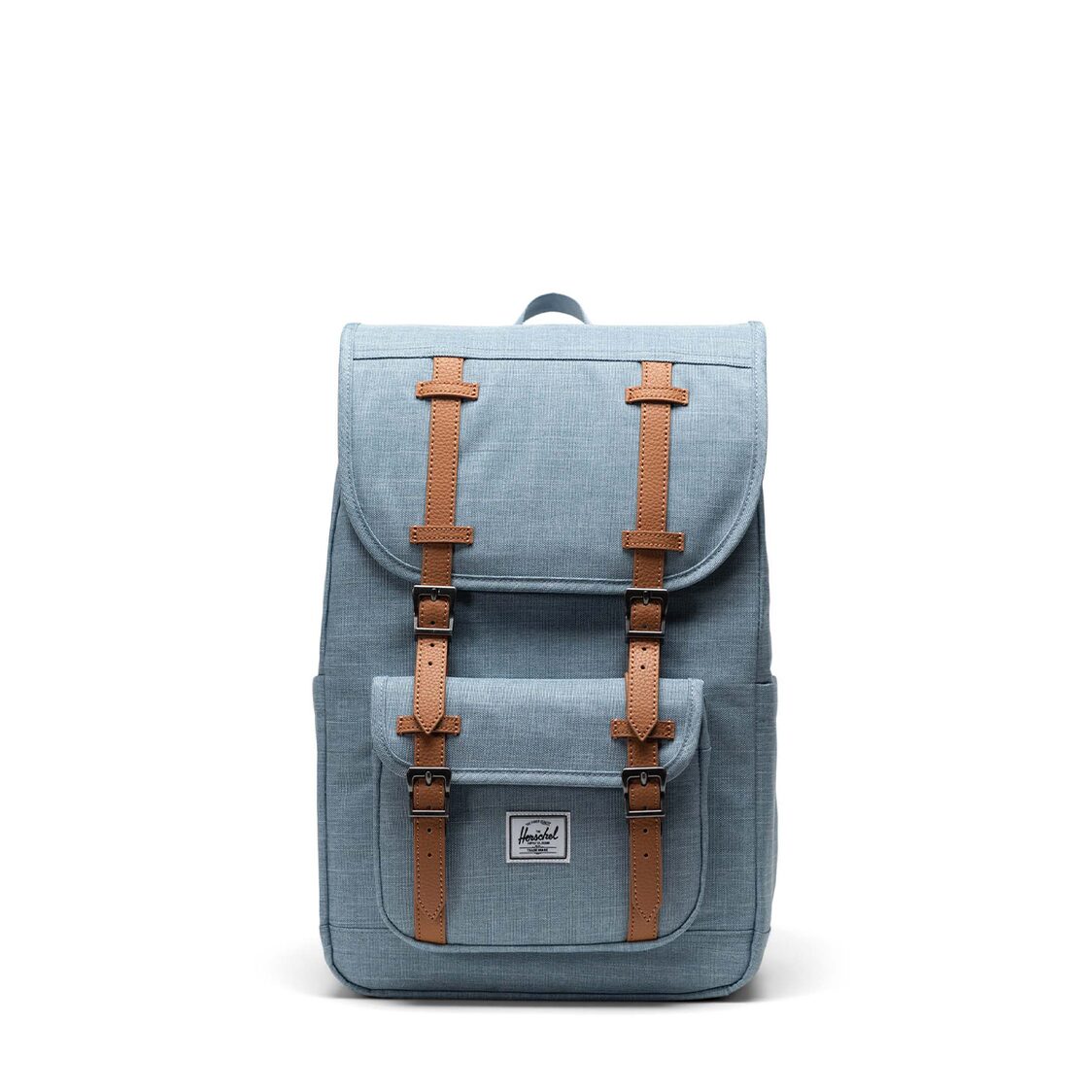 Herschel Little America Mid Backpack - Ashley Blue Crosshatch - Metro Singapore Departmental Store - Celebrating 69 Years in SG
