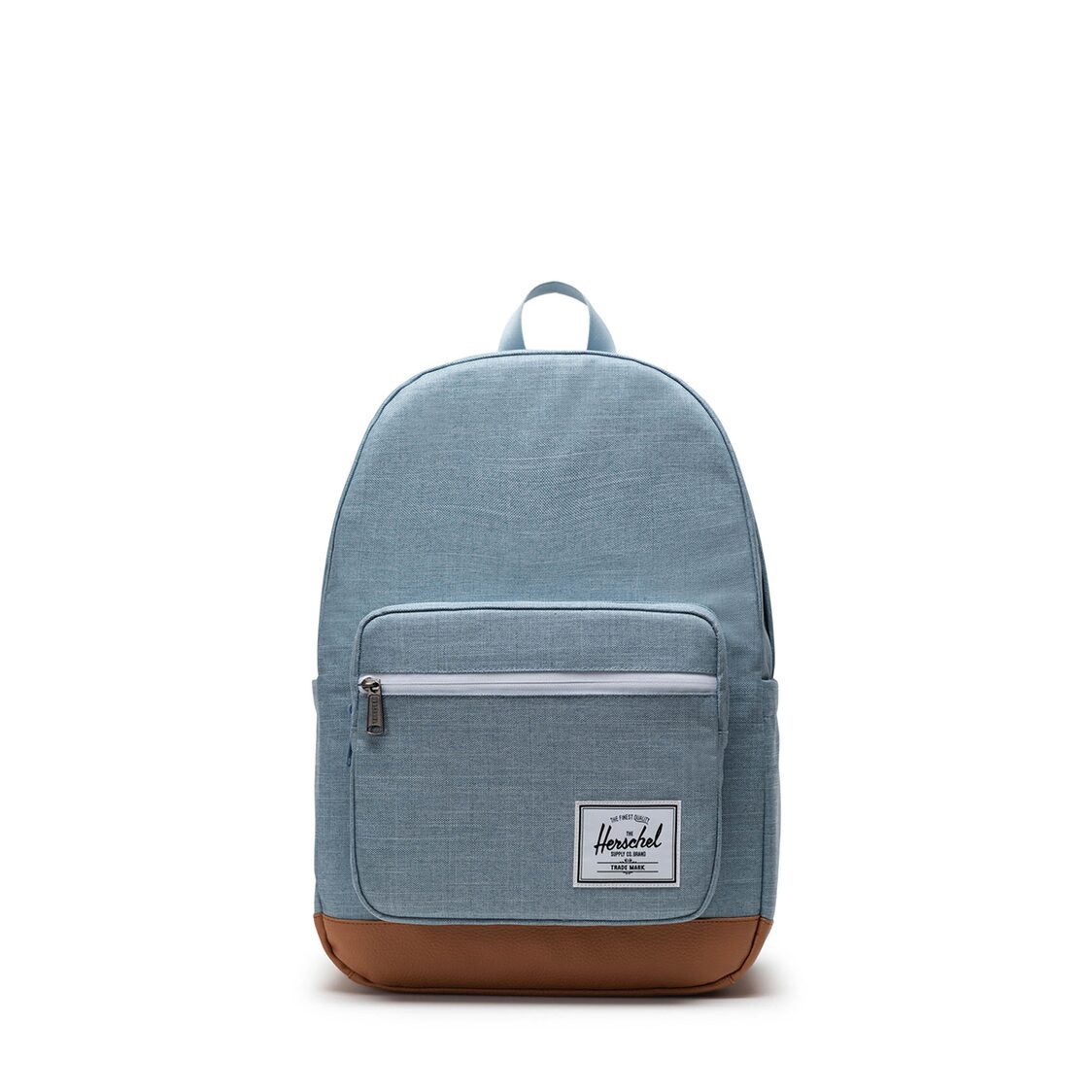 Herschel Pop Quiz Backpack - Ashley Blue Crosshatch/Natural - Metro Singapore Departmental Store - Celebrating 69 Years in SG