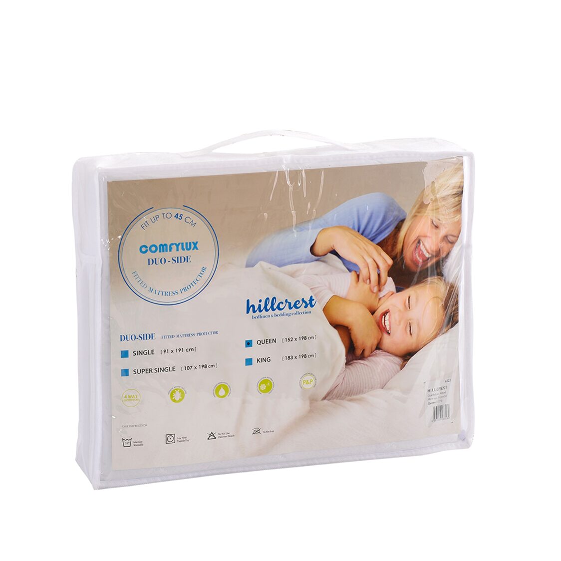 Hillcrest Fitted Mattress Protector - Metro Singapore Departmental Store - Celebrating 69 Years in SG