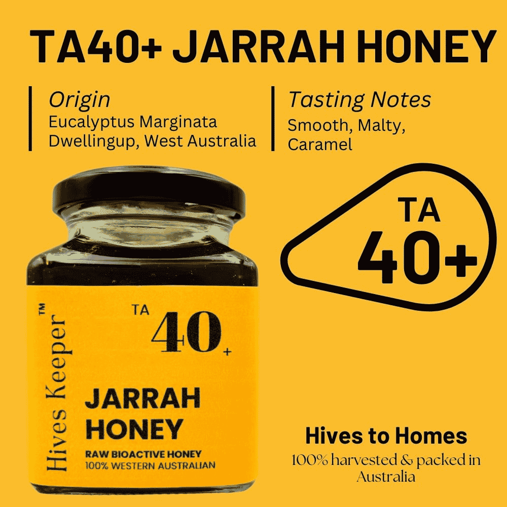 Hives Keeper Australian Jarrah Honey - Rare Harvest Active TA40+ 250g - Metro Singapore Departmental Store - Celebrating 69 Years in SG