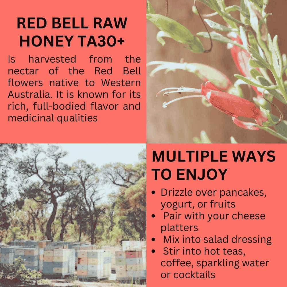 Hives Keeper Australian Red Bell Honey - Active TA30+ 250g - Metro Singapore Departmental Store - Celebrating 69 Years in SG