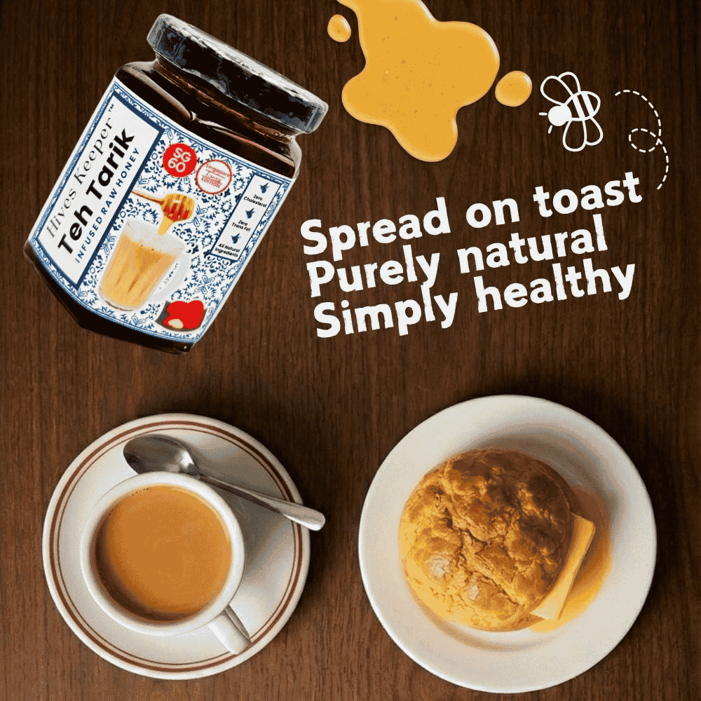 Hives Keeper Premium Hong Kong Milk Tea Infused Raw Honey (Limited Honey Collection) 250g - Metro Singapore Departmental Store - Celebrating 69 Years in SG