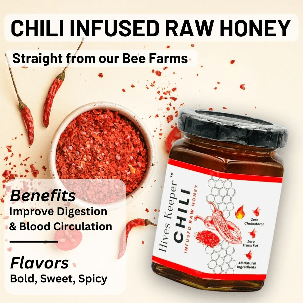 Hives Keeper Premium Hot Chili Infused Raw Honey 250g - Metro Singapore Departmental Store - Celebrating 69 Years in SG
