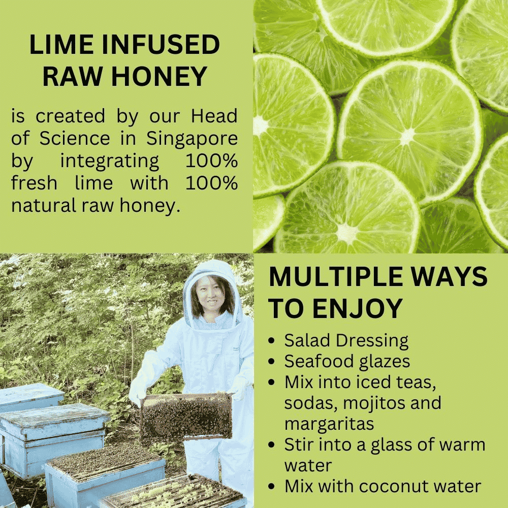 Hives Keeper Premium Lime Infused Raw Honey 250g - Metro Singapore Departmental Store - Celebrating 69 Years in SG