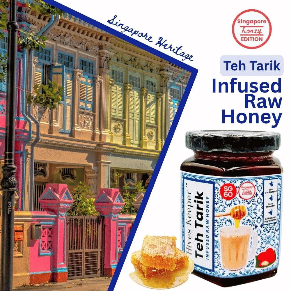 Hives Keeper Premium Singapore Edition Teh Tarik Infused Raw Honey 250g - Metro Singapore Departmental Store - Celebrating 69 Years in SG