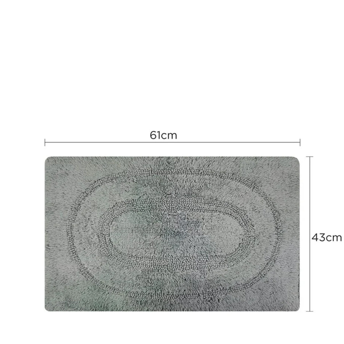 Charles Millen Signature Collection Mie Cotton Tufted Reversible Mat