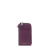 Mel&Co Saffiano-Effect L-Zip Lanyard Card Holder