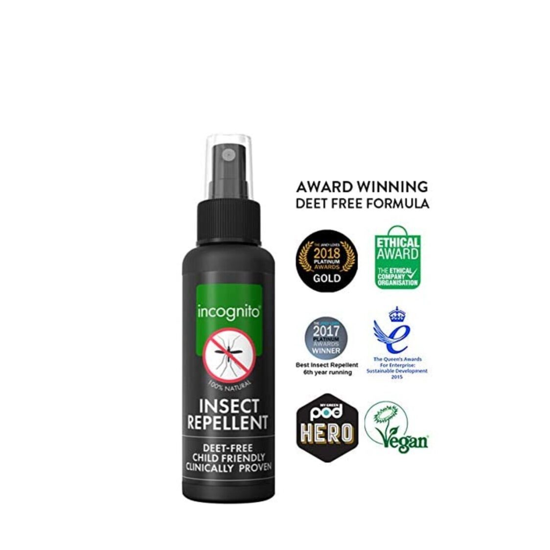 Incognito Insect Repellent Spray 100ml - Metro Singapore Departmental Store - Celebrating 69 Years in SG