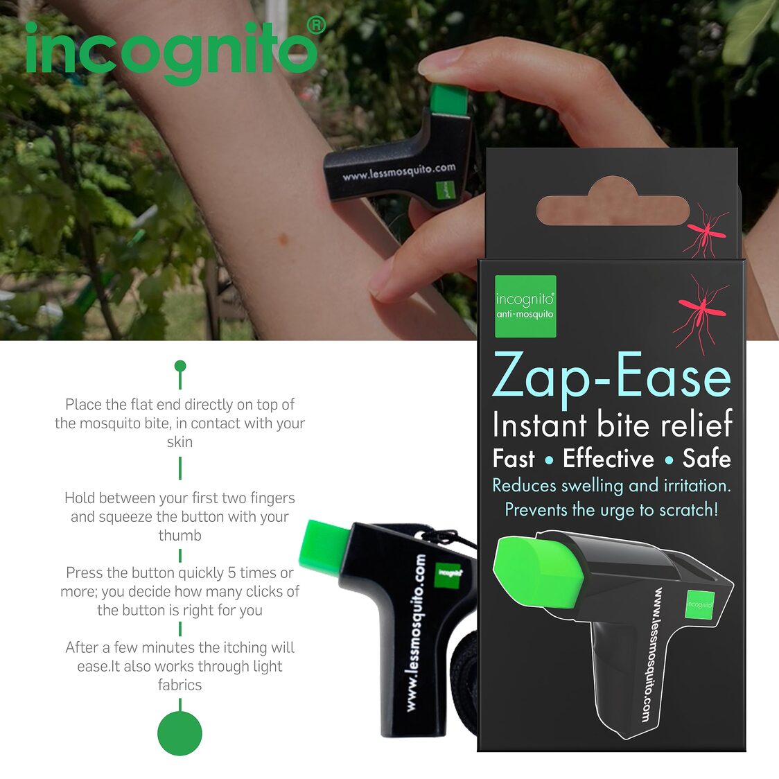 Incognito Zap Ease Bite Relief - Metro Singapore Departmental Store - Celebrating 69 Years in SG
