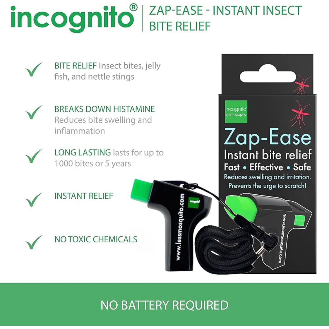 Incognito Zap Ease Bite Relief - Metro Singapore Departmental Store - Celebrating 69 Years in SG