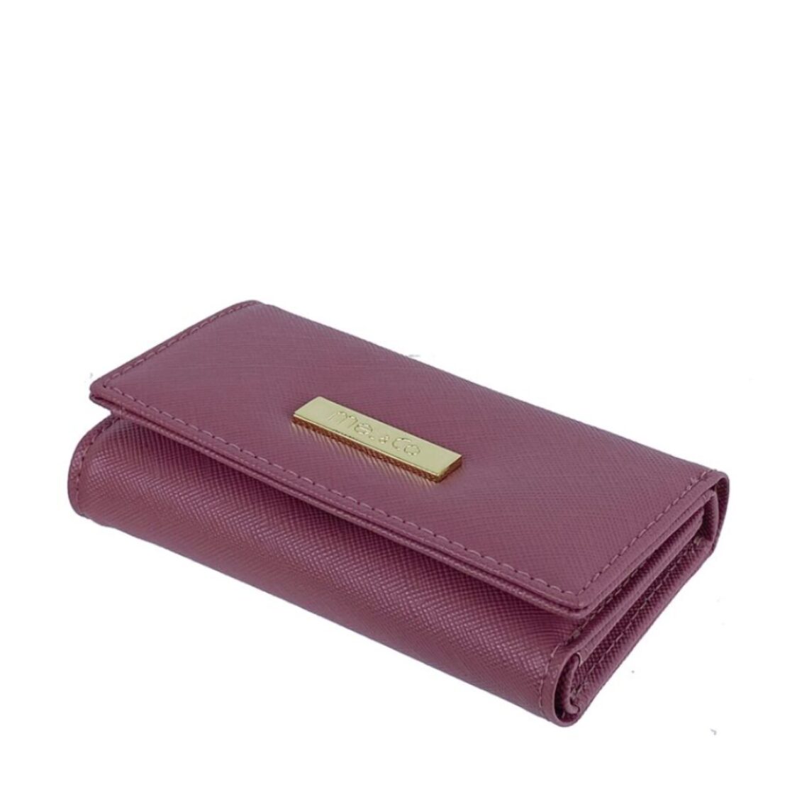 Mel&Co Saffiano Leatherette Basic Key Pouch