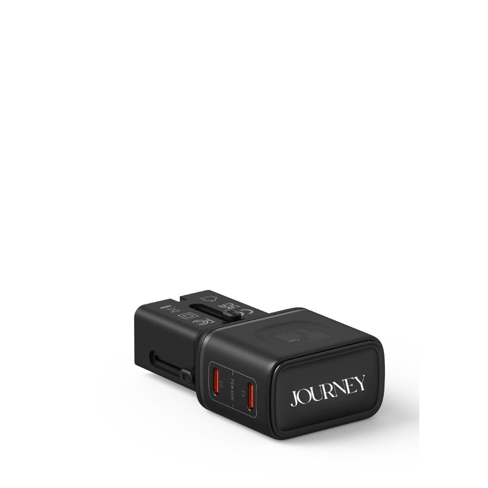 Journey 45W Pocket Travel Adapter - Black - Metro Singapore Departmental Store - Celebrating 69 Years in SG