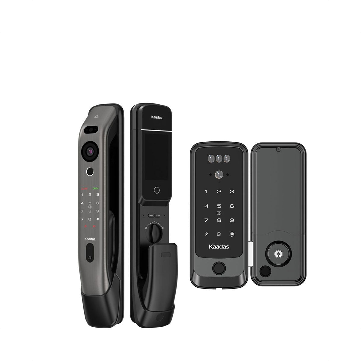 Kaadas K20 Pro Max Black Mortise Digital Door Lock (Fire Rated Certified) + R9 KFV Digital Gate Lock Bundle - Metro Singapore Departmental Store - Celebrating 69 Years in SG