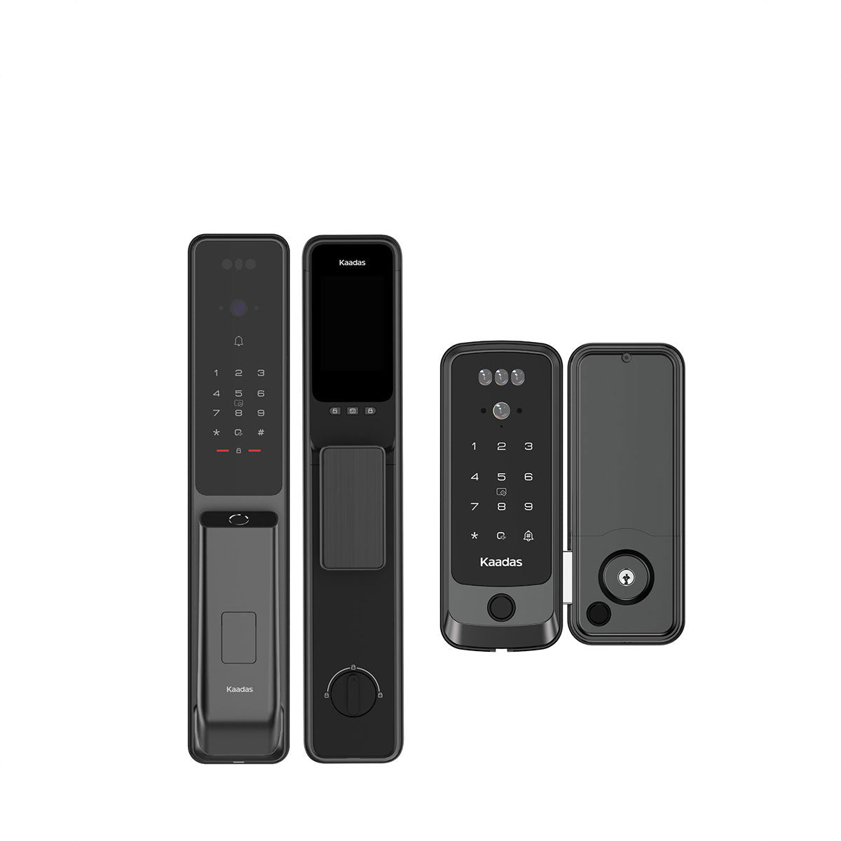 Kaadas Q9 Black (Fire Rated Certified) + R9KFV Digital Gate Lock Bundle (Free Dual Unlocking) - Metro Singapore Departmental Store - Celebrating 69 Years in SG