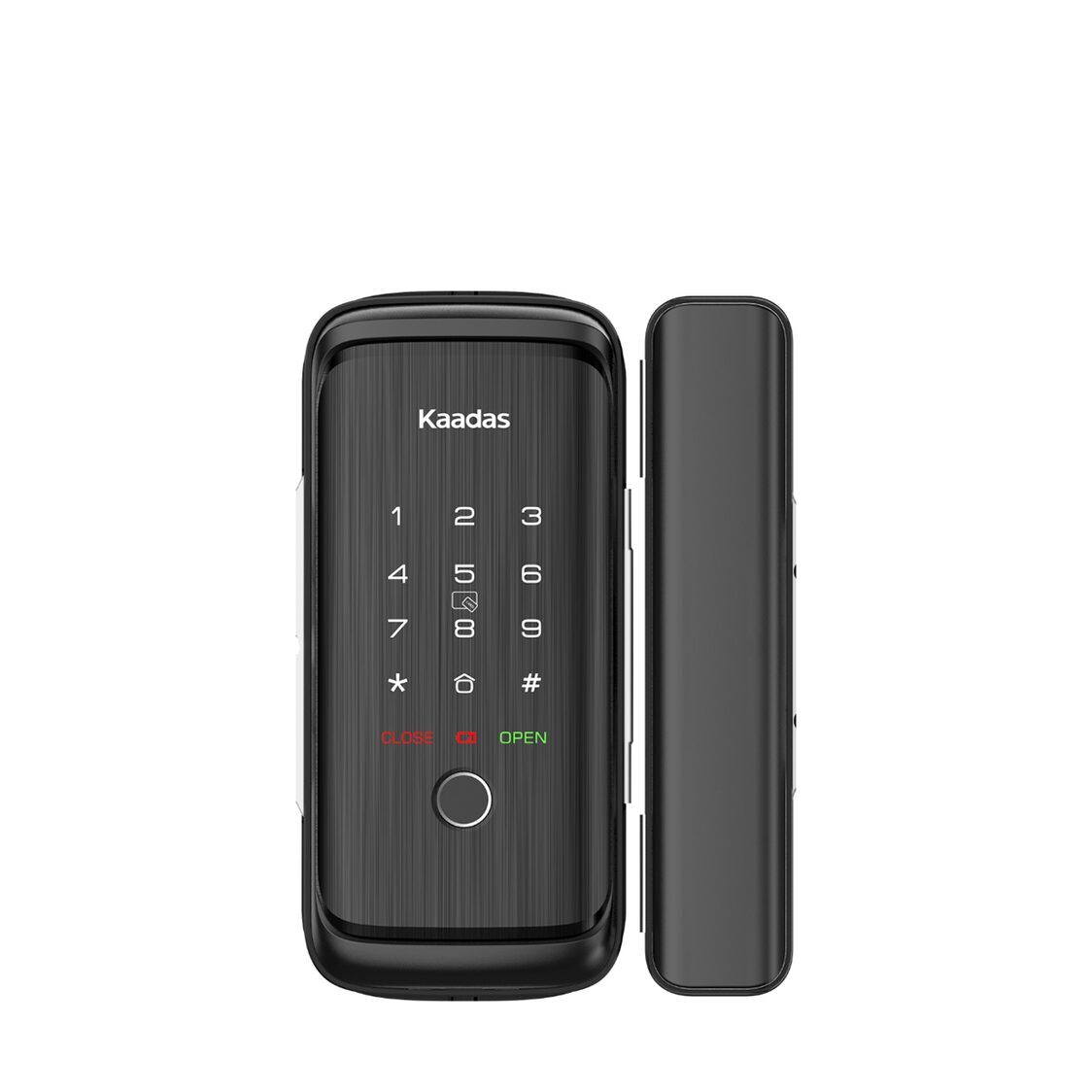 Kaadas R8L Glass Door Lock - Black - Metro Singapore Departmental Store - Celebrating 69 Years in SG