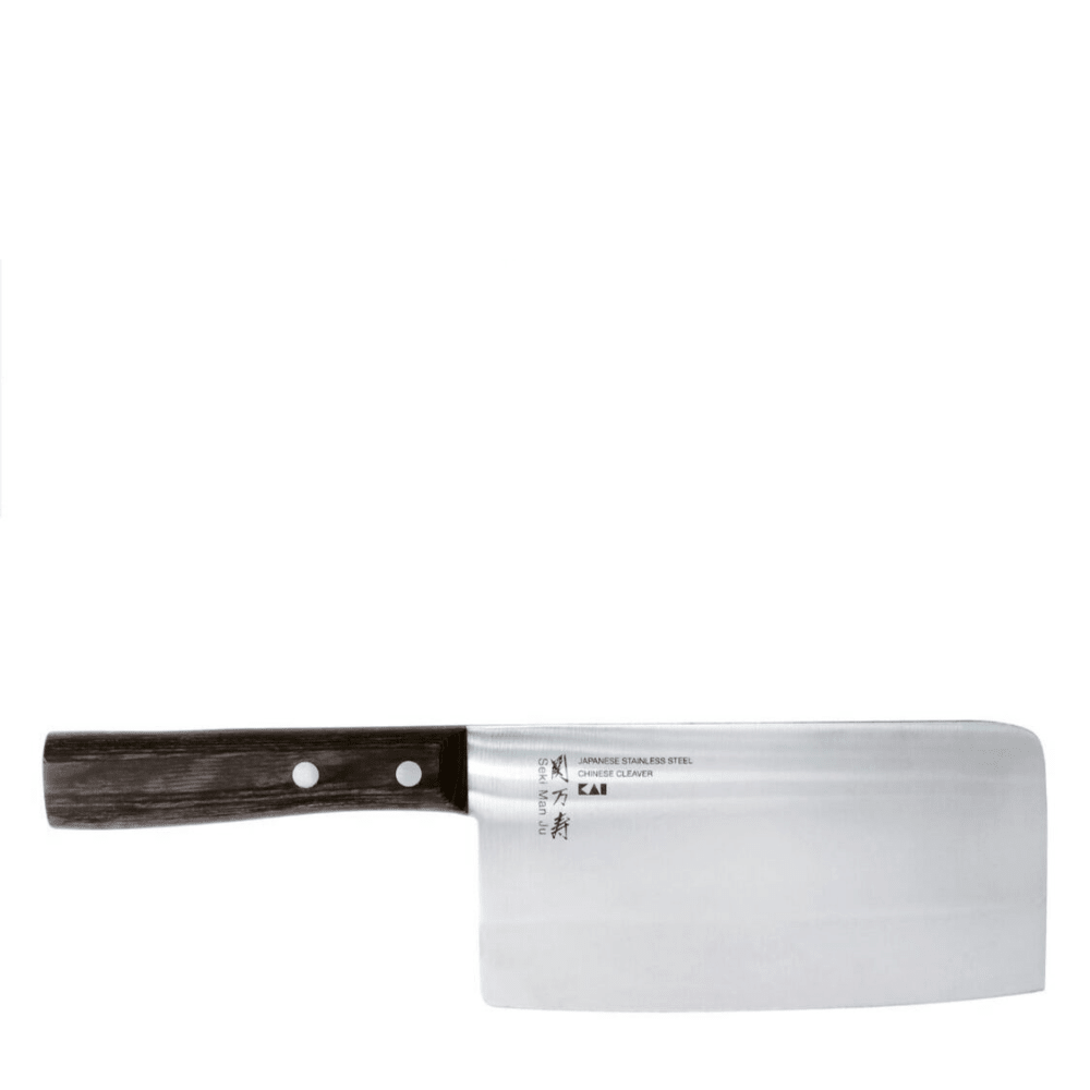 Kai Seki Manju Wooden Handle Chinese Cleaver 17.5cm BE - 0549 - Metro Singapore Departmental Store - Celebrating 69 Years in SG