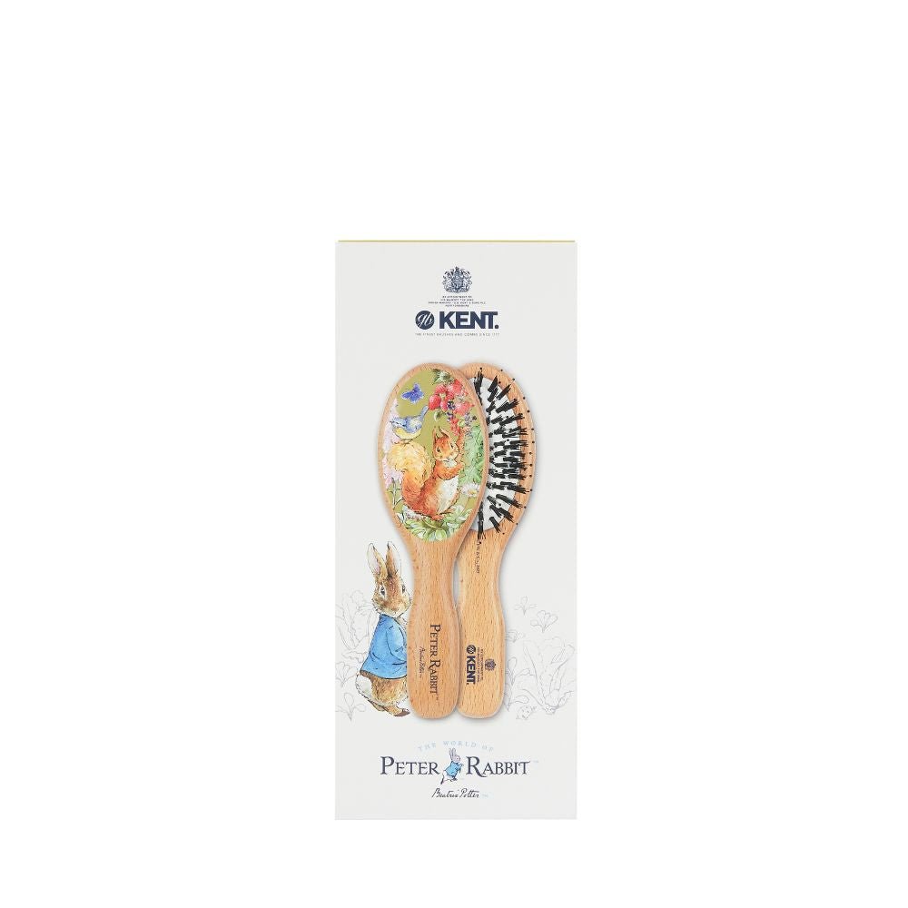 Kent Brushes PR02 - Squirrel Nutkin Small Bristle and Nylon Mix Hairbrush in Gift Box - Metro Singapore Departmental Store - Celebrating 69 Years in SG