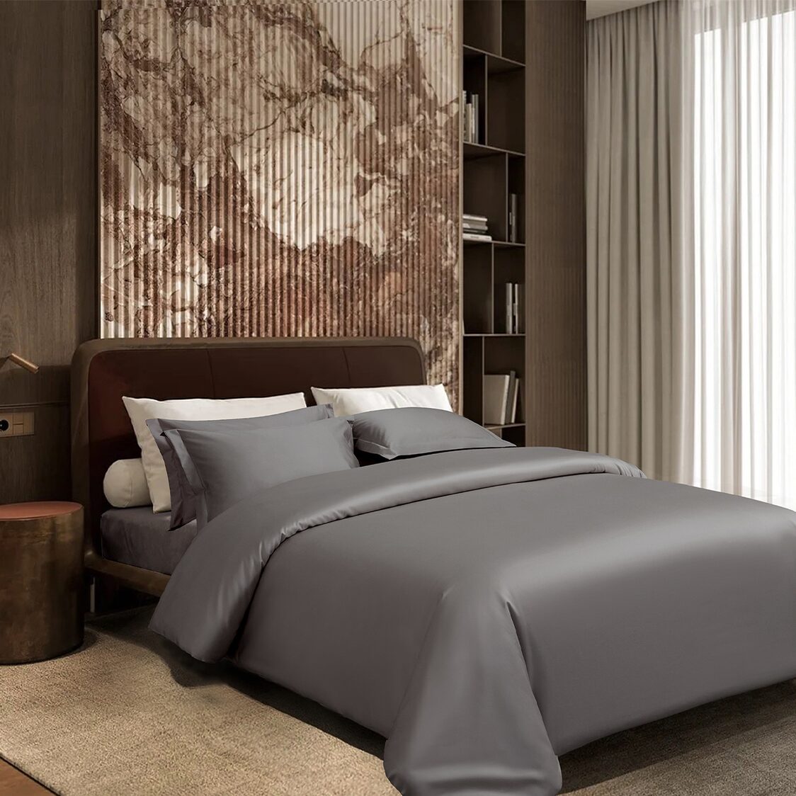 Kinu Platinum Bedset - Steel - Metro Singapore Departmental Store - Celebrating 69 Years in SG