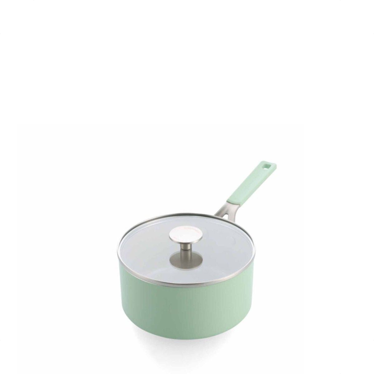 Kitchenaid 9g Ceramic 20cm Saucepan Pistachio (KAAM069510) - Metro Singapore Departmental Store - Celebrating 69 Years in SG
